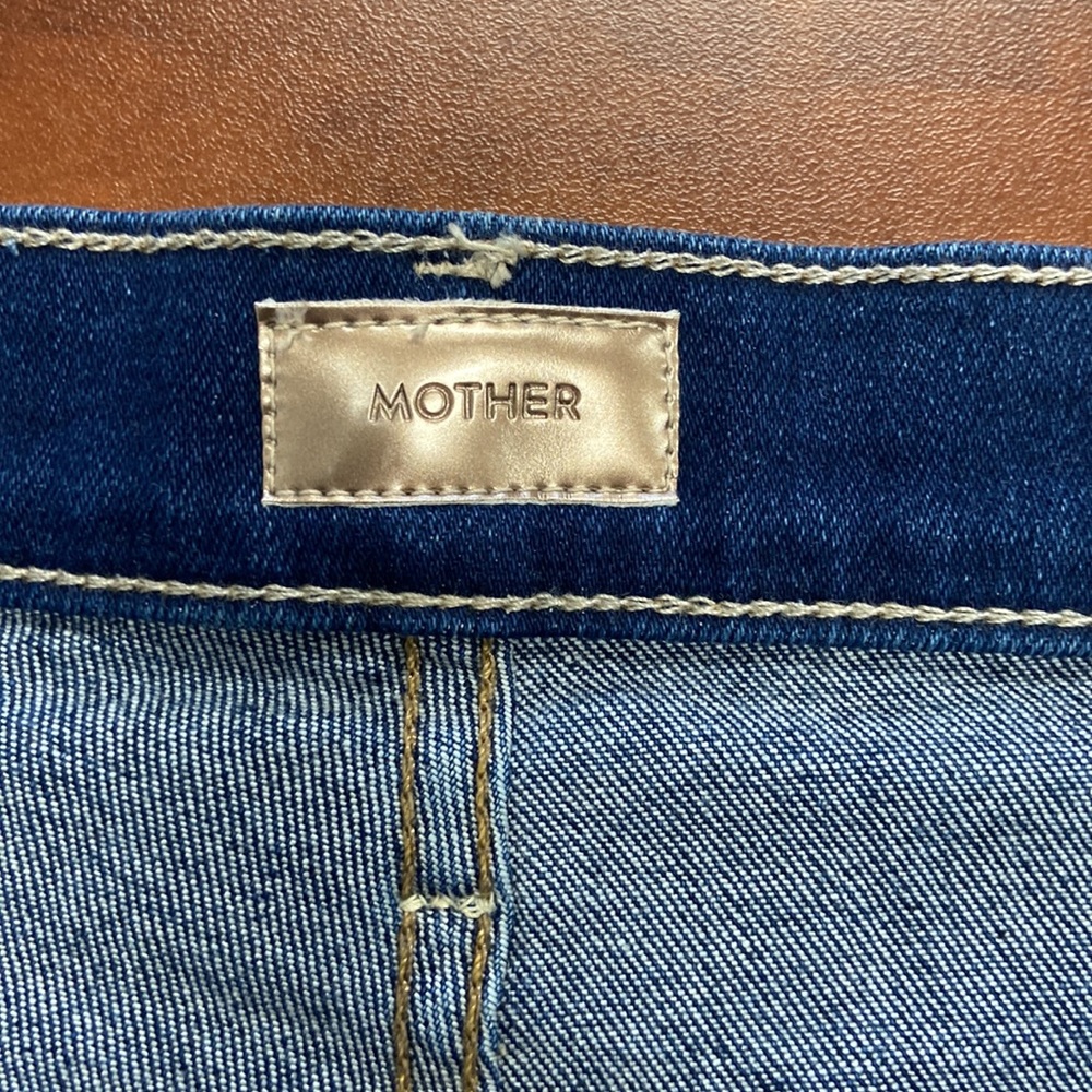 MOTHER Dark Blue Denim Jeans - Picture 11 of 14
